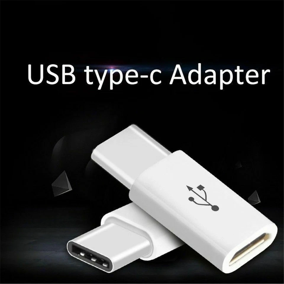 Tablet Male Android Micro USB Adapter Charging Cable Converter Type-C Connector - Image 3 of 4
