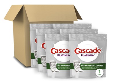 Cascade Dishwasher Cleaner 6 Count Eliminates Odors Limescale and Grease