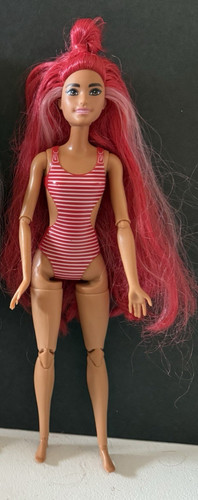 Barbie Doll Articulated Long Red Hair
