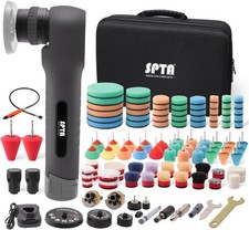Spta 12v Cordless Mini Polisher 2000-5800 Rpm Ro Da Brushless 2 Batteries