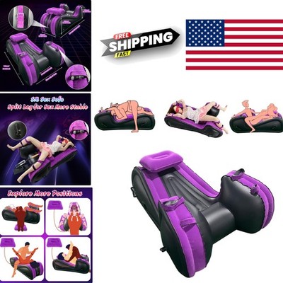 Automatic Inflatable Sex Sofa for Couples with One Touch Air Pump and Pillow