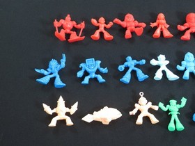 MEGA MAN Kokman Keshi SET Retro Figur Famicom FC NES Made in Japan 1