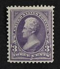 CKStamps: US Stamps Collection Scott#253 3c Jackson Mint H OG