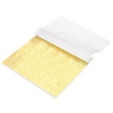 5 Sheet Gold Leaf Sheet, 5.5"x5.5" Booklet Paper,Bronze Autumn