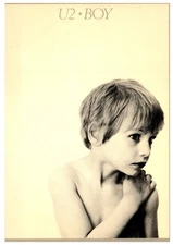 Vintage Postcard U2 Boy Album Cover 1986 Hugo McGuinness Reflex England