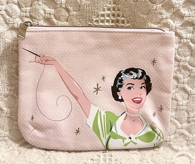 ''Sew Many Things To Do!'' Pink Sewing Pouch Bag Jo-Ann Fabric & Craft