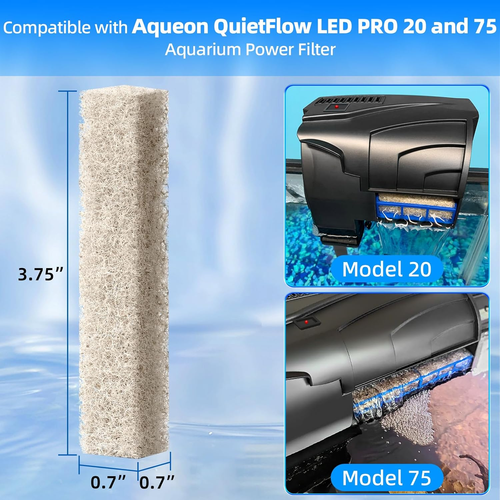 AQUANEAT 12er Pack Ersatz Ammoniak Reduzier Pads kompatibel mit Aqueon Quietfl - Bild 2 von 12