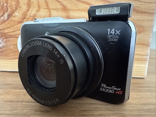 Canon PowerShot SX230 HS 12.1MP 14x GPS Digital Camera Black - Read Description - Picture 4 of 10