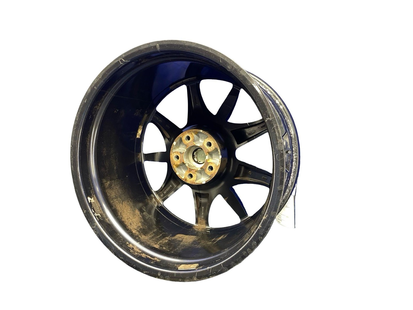 2008 - 2019 Maserati Granturismo 20X10.5 Rear 8 Spoke Wheel Rim Black 84072500