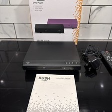 Bush Compact Black DVD Player CDV-94288 with Remote Boxed