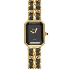 CHANEL Premiere M H0001 Black Case Size 26 x 20 mm Ladies Used Watch #673316