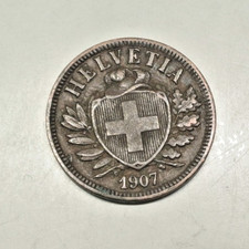 2 RAPPEN 1907B    RARE TTB +