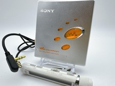 Sony Walkman MZ-E520 Silver Orange MD Player MDLP Tested Working w/ Remote