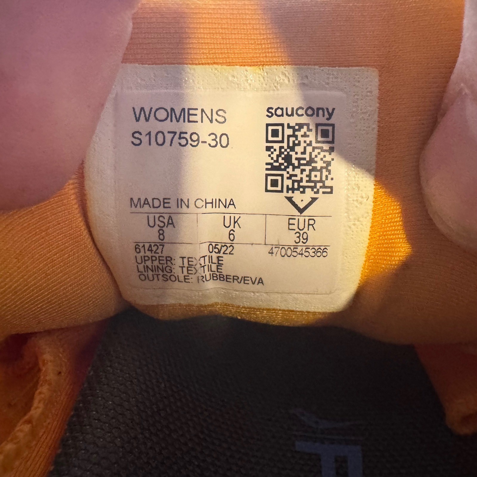 Saucony Triumph 20 Womens Running Shoes Yellow Blue S10759-30 Size 8 thumbnail 8