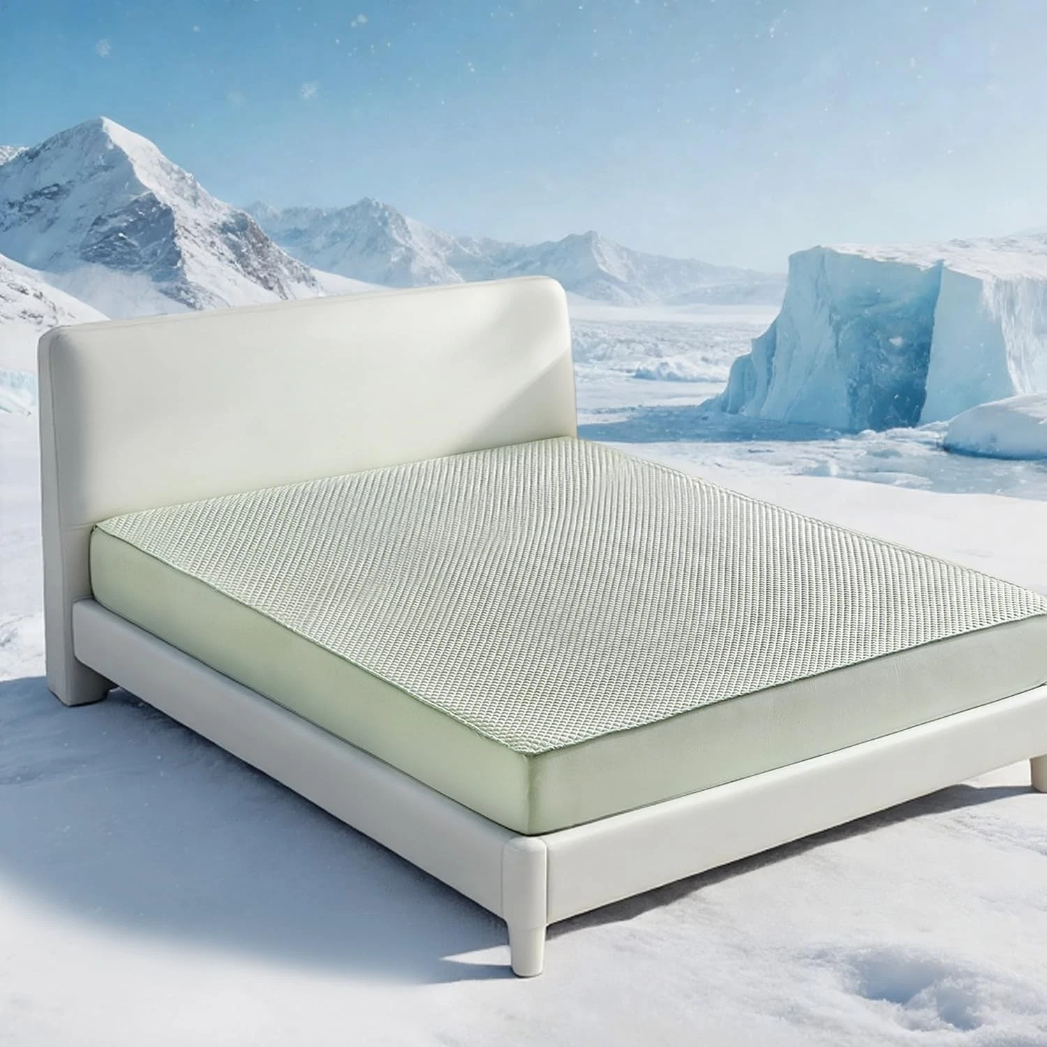 Cooling Mattress Protector - Queen Size Cooling Waterproof Mattress Protector...
