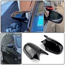 2x Spiegelkappen Gehäuse Glanz Schwarz Für BMW E90 E91 E92 E93 E81 2009-2013 LCI