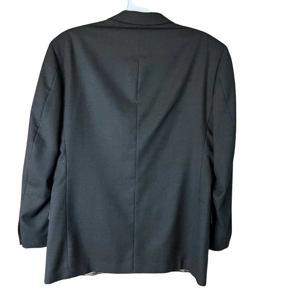 Blazer italiano para hombre Gianfranco Ruffini Est. Chaqueta de traje 40R marrón negro a cuadros  Foto 3 de 4