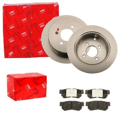 TRW BREMSSCHEIBEN 262mm + BELÄGE HINTEN passend für HYUNDAI GETZ TB Bj 2002-2009
