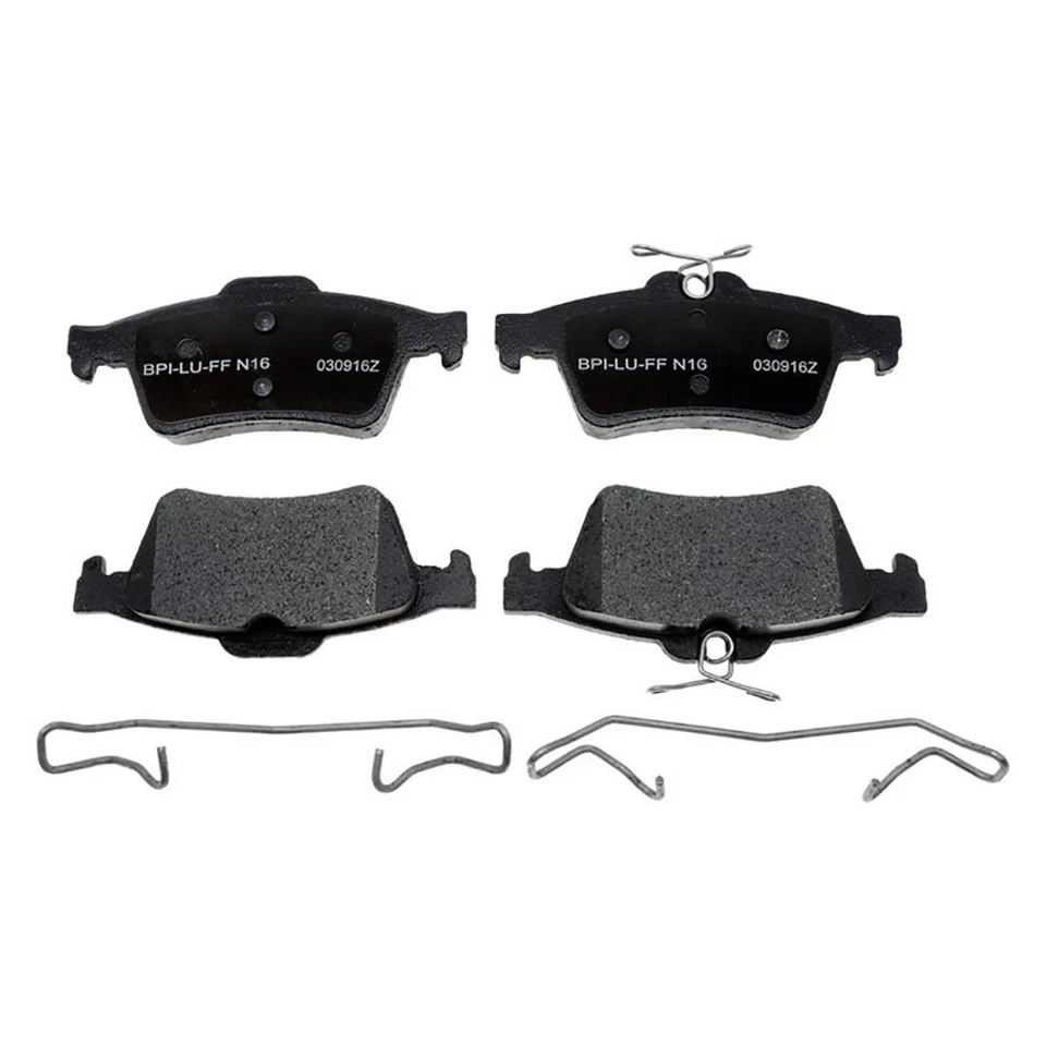 Kit de rotores de freno traseros + pastillas de cerámica y herrajes para Volvo S40 2004 - Raybestos Foto 2 de 4