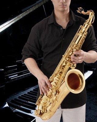   STRICH Bb Tenor Saxophone for Student Beginner Brass Tenor Sax Kit with Stand