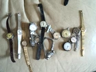 Job lot X 13 Vintage Ladies Mechanical Watches TIMEX INGERSOLL ACCURIST Etc