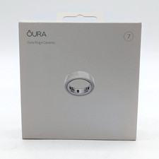 Oura Ring 4 Ceramic Smart Ring Activity Tracker - Size 7 - JZ90-57460-07 Cloud