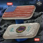American Flag 1 oz .999 Fine Silver Bar 1/1 Custom Enameled by Blizzard Bullion