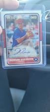 JACKSON BRASSEUX 2025 Onyx Vintage ON-CARD BLUE INK AUTO Prospect