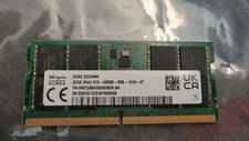 SK HYNIX 32GB DDR5 5600 MHz  SODIMM Laptop Memory RAM