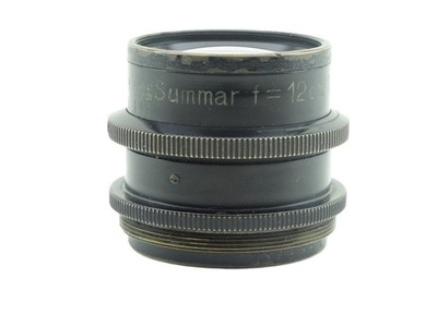 E.Leitz (Leica) Summar 12cm f4.5 Micro Objektiv (36mm Gewinde) - sauber und geprüft