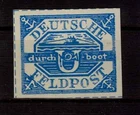 3. Reich Field Post 1945 MiNo. 13 Submarine HELA Old Reprint Reprint Faux m6474