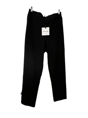 Agnes & Dora Weekday Dress Pant Size L Cuffed NWT Black NWT