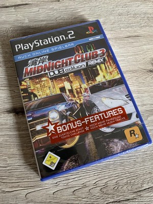   SEALED   Midnight Club 3 DUB Edition Remix (Sony PlayStation 2, PS2) PSA VGA
