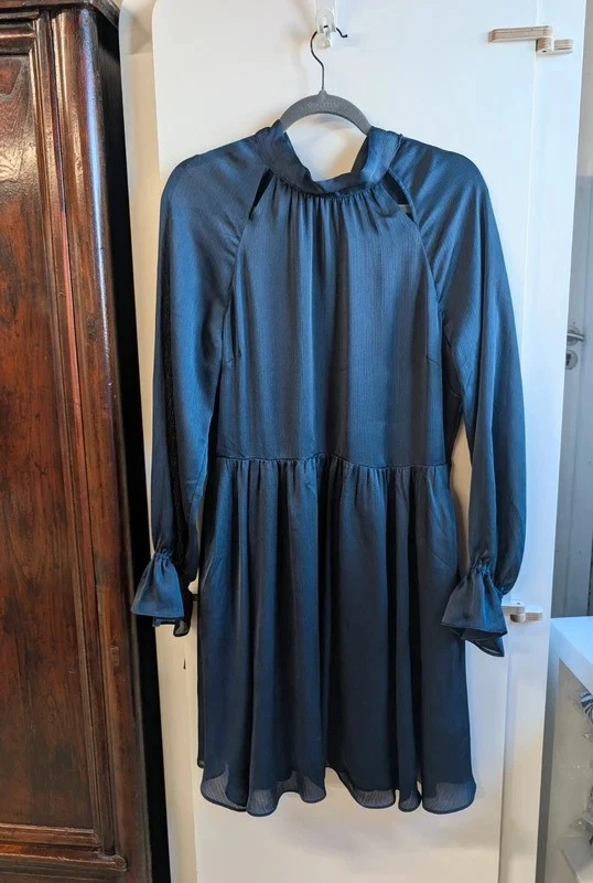 ted baker navy long sleeve dress Ted Baker Xcelina Quilted Jersey Dress