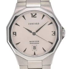 discount Concord Mariner Date see-through Silver Dial Men's Watch J#139974