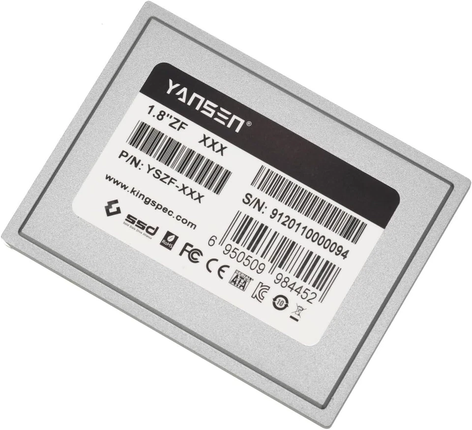 Kingspec Yansen 128Gb 1.8" Zif 40Pin Ssd Solid State Disk Sm2236 Contr Personal  - Image 2 of 4