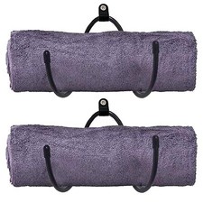 Wall Mount Towel Storage Rack Organizer Holder For Bathroom Kitchen Utility Room