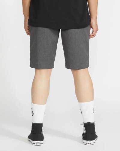 Volcom Frickin Modern Stretch Shorts - Charcoal Heather 34 inch Waist NWT $55 - Picture 4 of 8