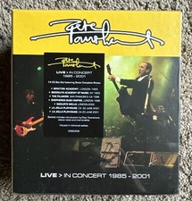 PETE TOWNSHEND LIVE: IN CONCERT 1985-2001 [14 CD BOXSET] NEW, SEALED *MINT MINT*