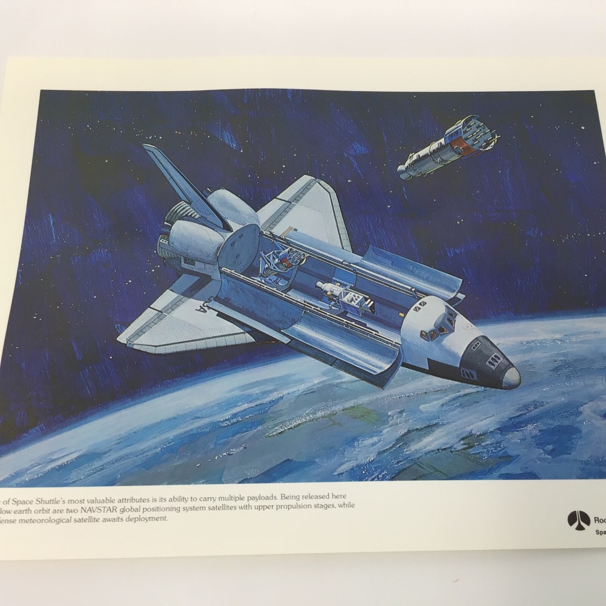 Vintage NASA SPACE SHUTTLE Photos vignettes collection of 10