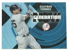  2022 TOPPS BASEBALL - GLEYBER TORRES - GENERATION NOW - #22 - NEW YORK YANKEES