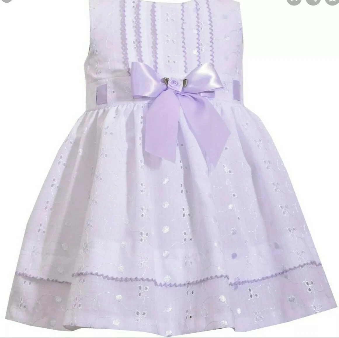 Baby girl white eyelet dress discount