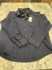 NWT Perry Ellis Long Sleeve Dress Shirt- Mens XXL Msrp $79.50