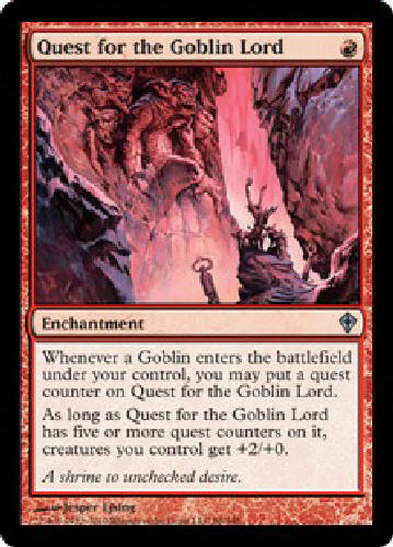 QUEST FOR THE GOBLIN LORD X4 4 4X Worldwake MTG Magic Cards DJMagic - Picture 1 of 1
