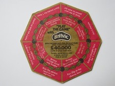 Posavasos de cerveza británica ~ Britvic Fruit Juice & Spirituosen; 1984 Puzzle