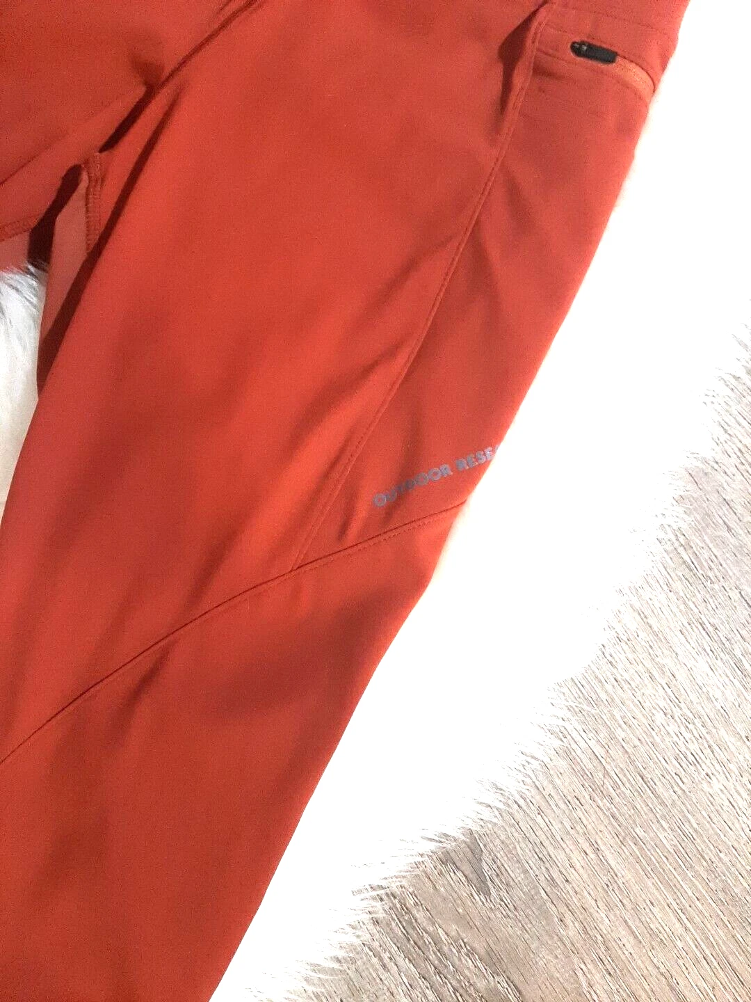 outdoor-research hiking pockets logo cinnamon leggings