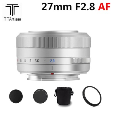 TTArtisan Auto Fokus 27mm F 2,8 Kamera Objektiv Fujifilm XF Halterung Silber