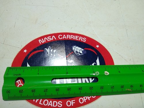 Calcomanía Hitchiker NASA Carriers Transbordador cargas útiles de oportunidad - Imagen 2 de 2