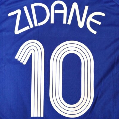 NWT 2006 world cup France Zinedine Zidane Home Official Jersey
