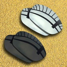 2Pairs Polarized Lenses Replacement for-Arnette Stance AN4020-Solid Black Silver